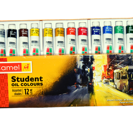 Camel Oil Pastel with Reusable Plastic Box - 50 Shades & Camel Drawing Kit  Combo