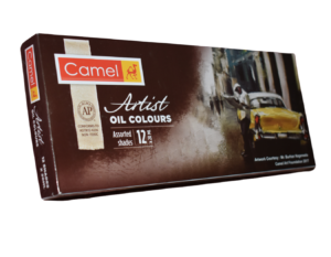 Camel Artist's Oil Color Box - 20ml tubes, 12 Shades  (Set of 12, Multicolor)