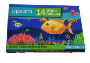 Apsara Water Colour Tube - 14 Shades