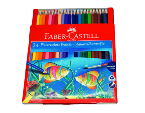 Faber-Castell Water Colour Pencils Set of 24,Pack